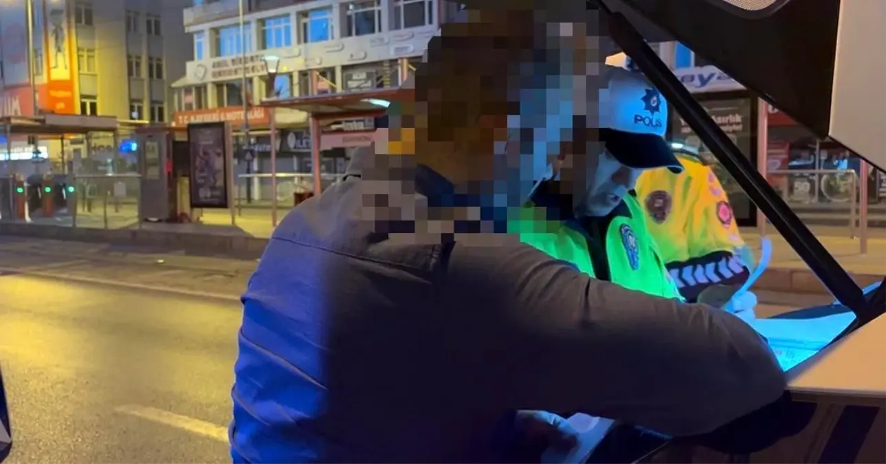 Alkollü Sürücü Kaçarken Yakalandı