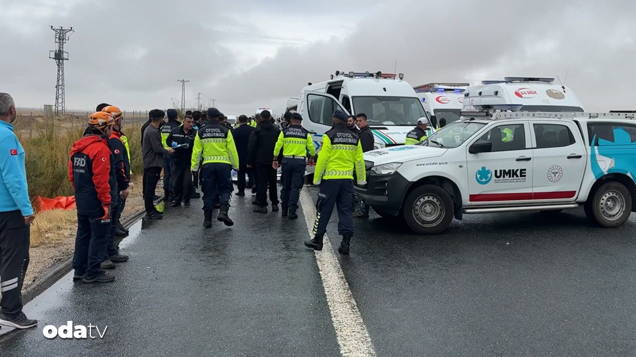 Aksaray’da trafik kazası: 2’si şehit 3 can kaybı