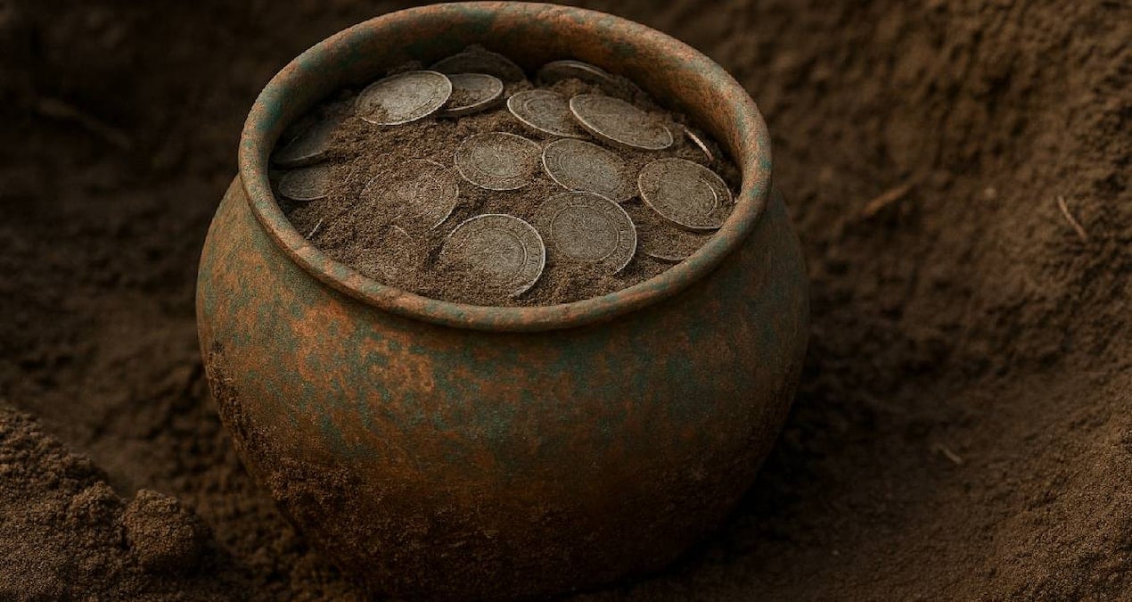 Bakır kazan içinde saklı hazine bulundu: 400 yıldır hiç el değmemiş