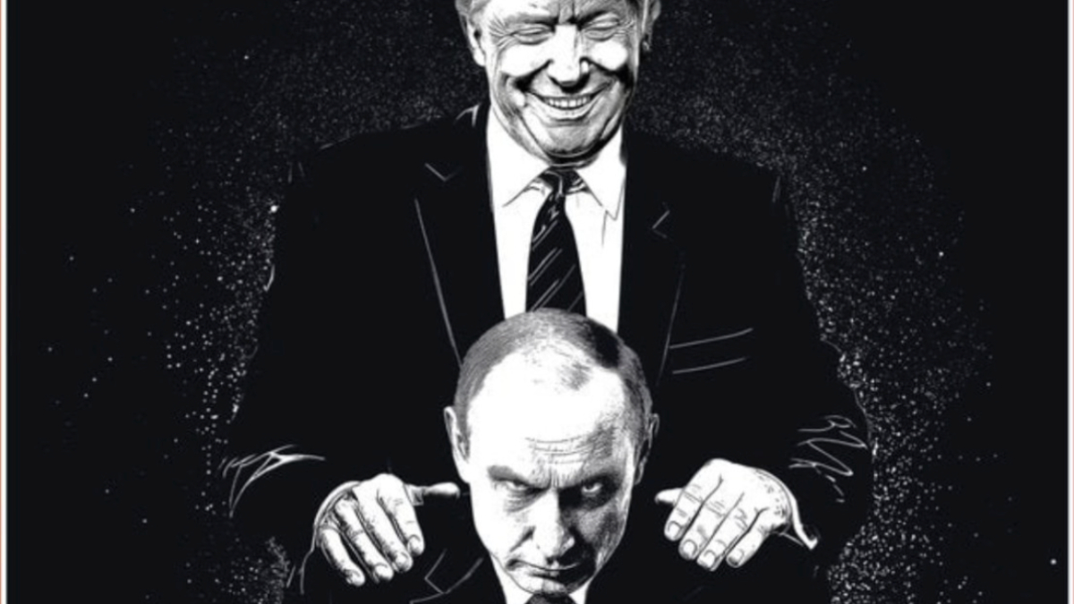 Der Spiegel kapakta Trump ve Putin’i kötü adamlar olarak resmetti