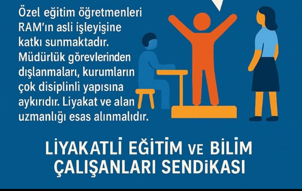 RAM müdürlüklerinde özel eğitim öğretmenlerine yer verilmeli