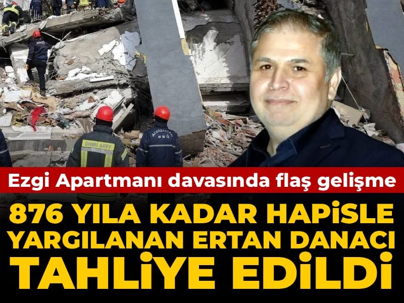 Ezgi Apartmanı Davasında Şok Gelişme: 876 Yıl Hapis Cezası İstenen Ertan Danacı Tahliye Edildi