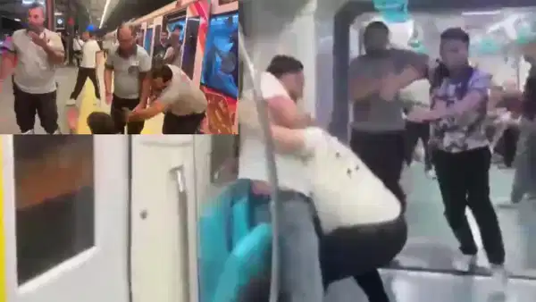 Marmaray’da yumruklu kavga: Güvenlik ve temizlik görevlilerine saldırdılar